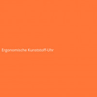 Ergonomische Kunststoff-Uhr