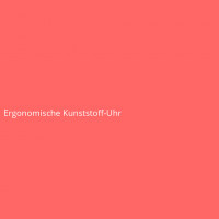 Ergonomische Kunststoff-Uhr