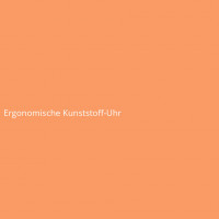 Ergonomische Kunststoff-Uhr