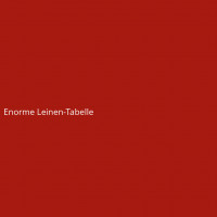 Enorme Leinen-Tabelle