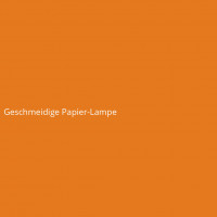 Geschmeidige Papier-Lampe