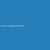 Geschmeidige Leinen-Uhr