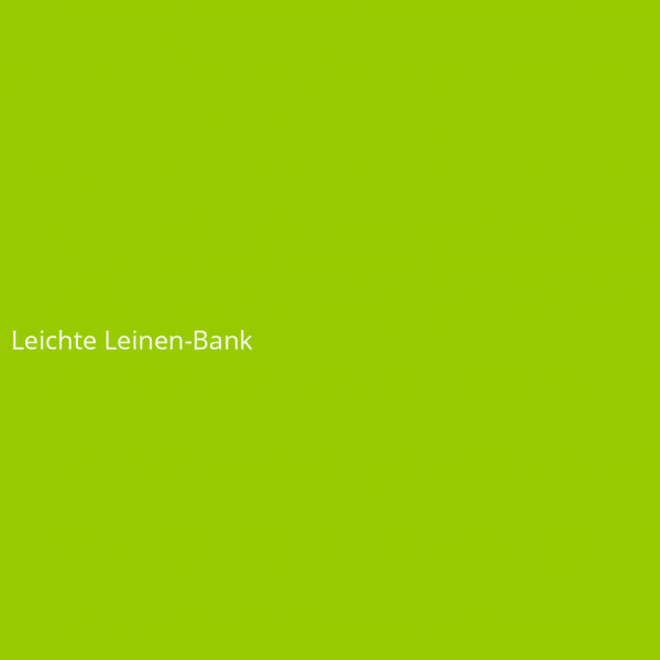 Leichte Leinen-Bank