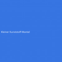 Kleiner Kunststoff-Mantel