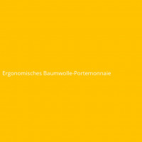 Ergonomisches Baumwolle-Portemonnaie