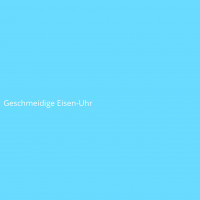 Geschmeidige Eisen-Uhr