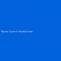 Kleiner Gummi-Handschuhe