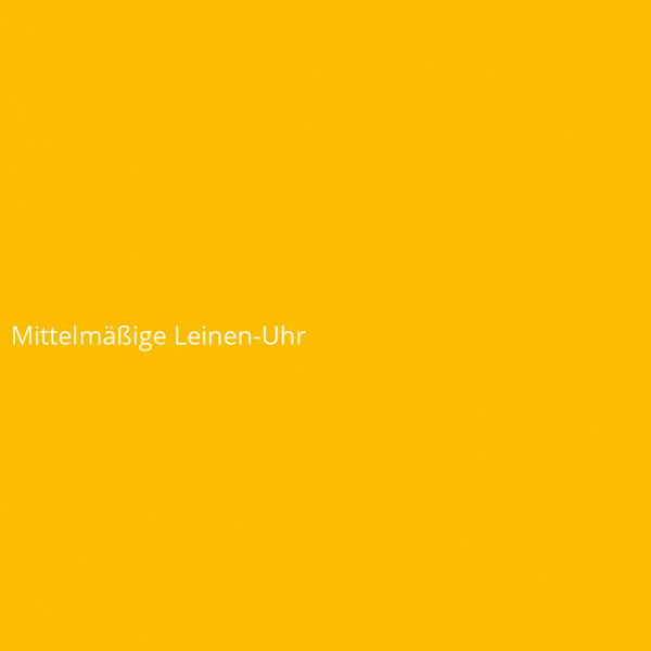 Mittelm&auml;&szlig;ige Leinen-Uhr