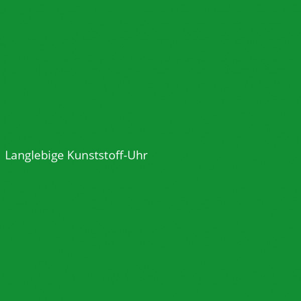 Langlebige Kunststoff-Uhr