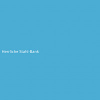 Herrliche Stahl-Bank