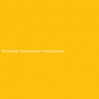 Rustikaler Baumwolle-Handschuhe