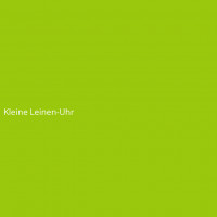 Kleine Leinen-Uhr