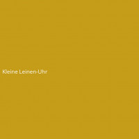 Kleine Leinen-Uhr