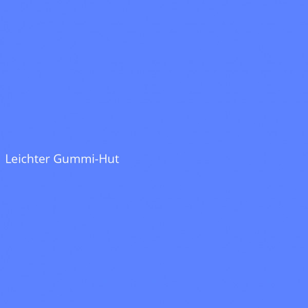 Leichter Gummi-Hut