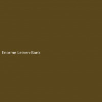 Enorme Leinen-Bank