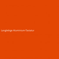 Langlebige Aluminium-Tastatur